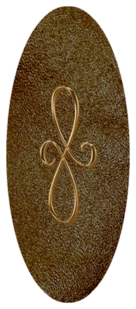 Bronze Scroll Shimmer Brown